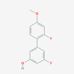 3-Fluoro-5-(2-fluoro-4-methoxyphenyl)phenol, 95%