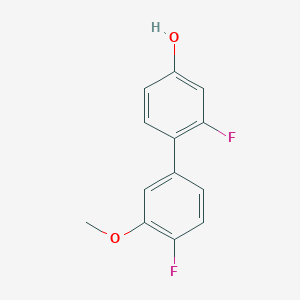 3-Fluoro-4-(4-fluoro-3-methoxyphenyl)phenol, 95%