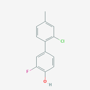 4-(2-Chloro-4-methylphenyl)-2-fluorophenol, 95%