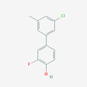 4-(3-Chloro-5-methylphenyl)-2-fluorophenol, 95%