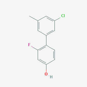 4-(3-Chloro-5-methylphenyl)-3-fluorophenol, 95%