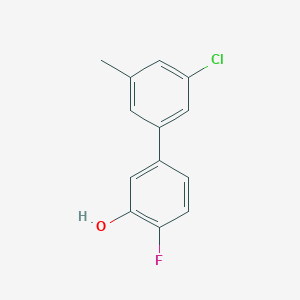 5-(3-Chloro-5-methylphenyl)-2-fluorophenol, 95%