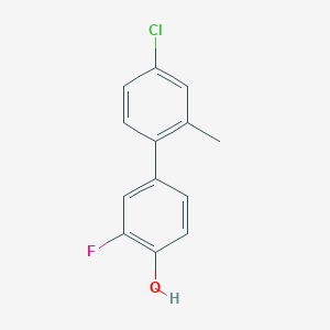 4-(4-Chloro-2-methylphenyl)-2-fluorophenol, 95%