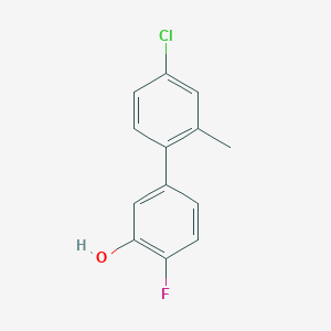 5-(4-Chloro-2-methylphenyl)-2-fluorophenol, 95%