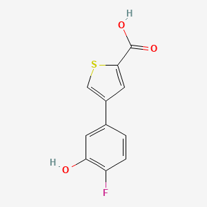 5-(2-Carboxythiophene-4-yl)-2-fluorophenol, 95%