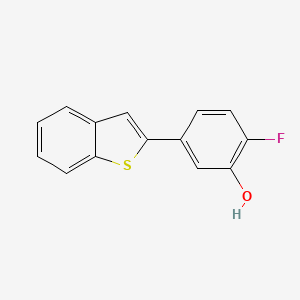 5-[Benzo(b)thiophen-2-yl]-2-fluorophenol, 95%