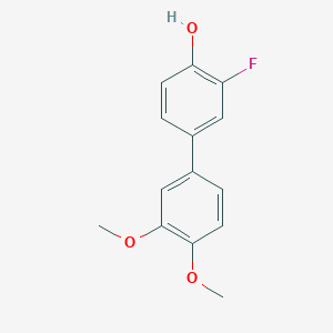 4-(3,4-Dimethoxyphenyl)-2-fluorophenol, 95%