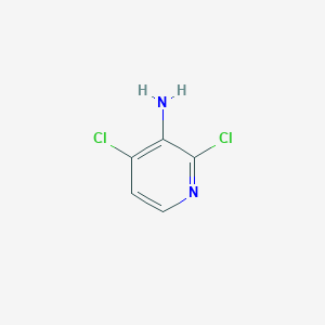 molecular formula C5H4Cl2N2 B063743 3-Amino-2,4-dichloropiridina CAS No. 173772-63-9