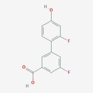 4-(3-Carboxy-5-fluorophenyl)-3-fluorophenol