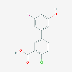 5-(3-Carboxy-4-chlorophenyl)-3-fluorophenol, 95%