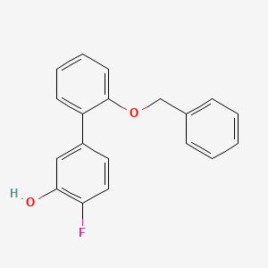 5-(2-Benzyloxyphenyl)-2-fluorophenol, 95%