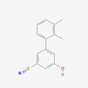 molecular formula C15H13NO B6375584 3-Cyano-5-(2,3-dimethylphenyl)phenol, 95% CAS No. 1261918-87-9