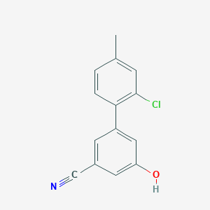 5-(2-Chloro-4-methylphenyl)-3-cyanophenol, 95%