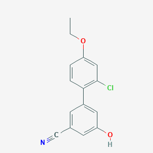 5-(2-Chloro-4-ethoxyphenyl)-3-cyanophenol, 95%