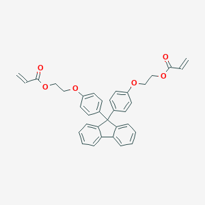 molecular formula C35H30O6 B063772 9,9-Bis[4-(2-acryloyloxyethoxy)phenyl]fluorene CAS No. 161182-73-6