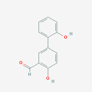 molecular formula C13H10O3 B6377522 2-Formyl-4-(2-hydroxyphenyl)phenol, 95% CAS No. 1111132-41-2
