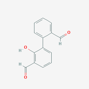 molecular formula C14H10O3 B6377573 6-(2-Formylphenyl)-2-formylphenol, 95% CAS No. 1261902-13-9