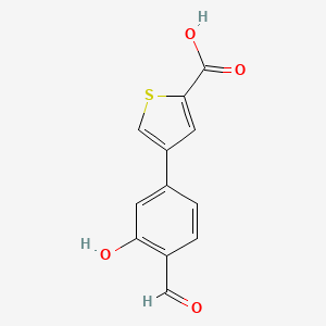 5-(2-Carboxythiophene-4-yl)-2-formylphenol, 95%