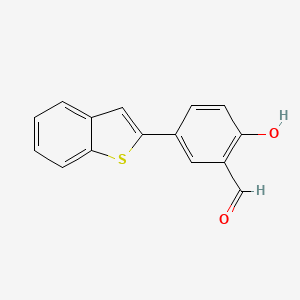 B6378368 4-[Benzo(b)thiophen-2-yl]-2-formylphenol, 95% CAS No. 1093119-89-1