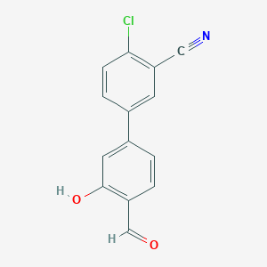 5-(4-Chloro-3-cyanophenyl)-2-formylphenol, 95%