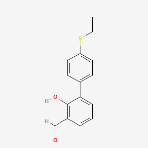 6-(4-Ethylthiophenyl)-2-formylphenol, 95%