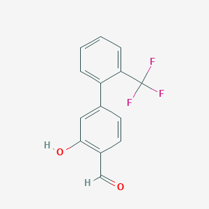 2-Formyl-5-(2-trifluoromethylphenyl)phenol, 95%