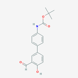 4-(4-BOC-Aminophenyl)-2-formylphenol, 95%