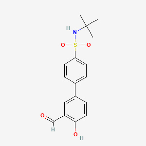 4-(4-t-Butylsulfamoylphenyl)-2-formylphenol, 95%