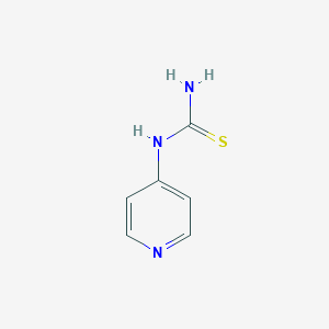 molecular formula C6H7N3S B063796 4-Pyridylthiourea CAS No. 164670-44-4