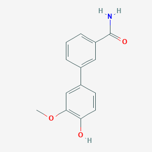 4-(3-Aminocarbonylphenyl)-2-methoxyphenol, 95%