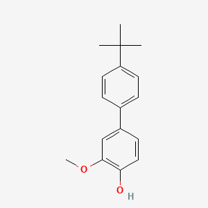 molecular formula C17H20O2 B6380006 2-Methoxy-4-(4-t-butylphenyl)phenol, 95% CAS No. 1261891-27-3