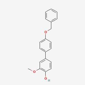 molecular formula C20H18O3 B6380463 4-(4-Benzyloxyphenyl)-2-methoxyphenol, 95% CAS No. 1261955-84-3