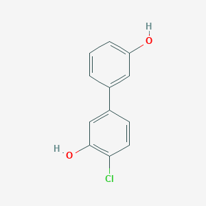 molecular formula C12H9ClO2 B6380667 2-Chloro-5-(3-hydroxyphenyl)phenol, 95% CAS No. 67114-78-7