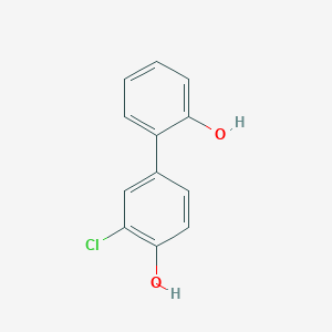 molecular formula C12H9ClO2 B6380699 2-Chloro-4-(2-hydroxyphenyl)phenol, 95% CAS No. 522629-58-9
