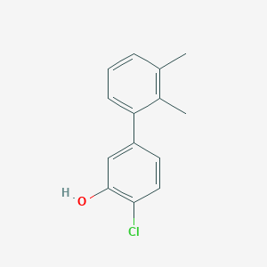 molecular formula C14H13ClO B6380744 2-Chloro-5-(2,3-dimethylphenyl)phenol, 95% CAS No. 1261941-97-2