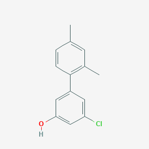 molecular formula C14H13ClO B6380764 3-Chloro-5-(2,4-dimethylphenyl)phenol, 95% CAS No. 1261899-14-2