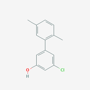 molecular formula C14H13ClO B6380780 3-Chloro-5-(2,5-dimethylphenyl)phenol, 95% CAS No. 1261897-16-8