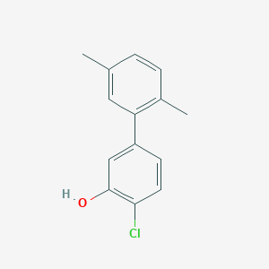molecular formula C14H13ClO B6380793 2-Chloro-5-(2,5-dimethylphenyl)phenol, 95% CAS No. 1261960-82-0