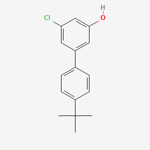 molecular formula C16H17ClO B6381504 3-Chloro-5-(4-t-butylphenyl)phenol, 95% CAS No. 1261920-83-5