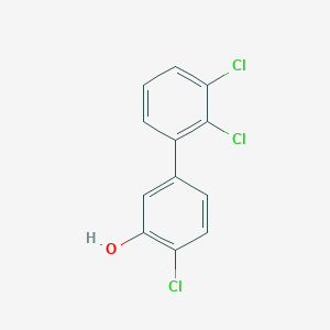 molecular formula C12H7Cl3O B6381783 2-Chloro-5-(2,3-dichlorophenyl)phenol, 95% CAS No. 1261991-11-0