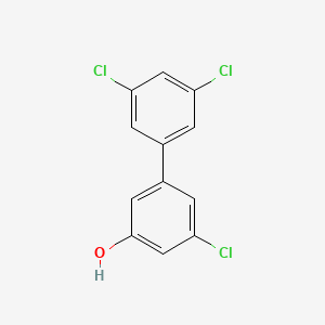 molecular formula C12H7Cl3O B6381839 3-Chloro-5-(3,5-dichlorophenyl)phenol, 95% CAS No. 1261897-30-6