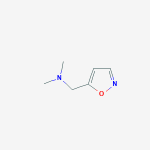 molecular formula C6H10N2O B063822 1-(isoxazol-5-yl)-N,N-dimethylmethanamine CAS No. 173850-38-9
