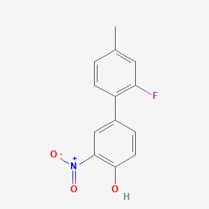 4-(2-Fluoro-4-methylphenyl)-2-nitrophenol, 95%