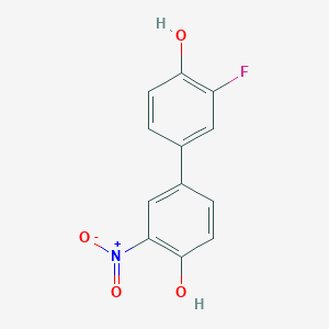 4-(3-Fluoro-4-hydroxyphenyl)-2-nitrophenol, 95%