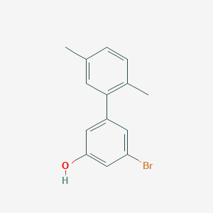 molecular formula C14H13BrO B6383187 3-Bromo-5-(2,5-dimethylphenyl)phenol, 95% CAS No. 1261929-70-7