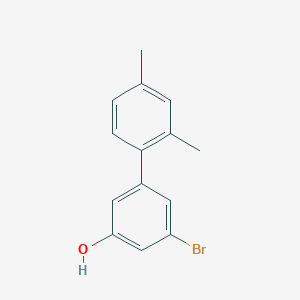 molecular formula C14H13BrO B6383217 3-Bromo-5-(2,4-dimethylphenyl)phenol, 95% CAS No. 1261991-63-2