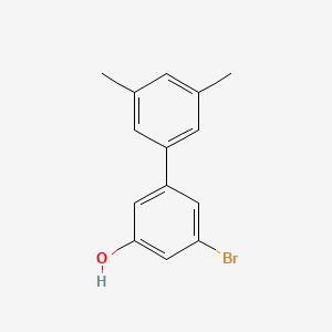 molecular formula C14H13BrO B6383219 3-Bromo-5-(3,5-dimethylphenyl)phenol, 95% CAS No. 1261925-01-2
