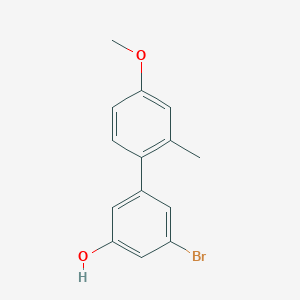 3-Bromo-5-(4-methoxy-2-methylphenyl)phenol, 95%