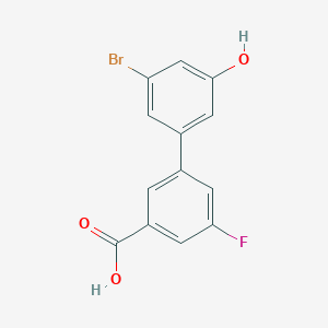3-Bromo-5-(3-carboxy-5-fluorophenyl)phenol, 95%
