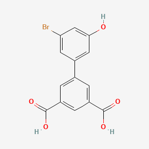 molecular formula C14H9BrO5 B6383655 3-Bromo-5-(3,5-dicarboxyphenyl)phenol, 95% CAS No. 1261951-96-5